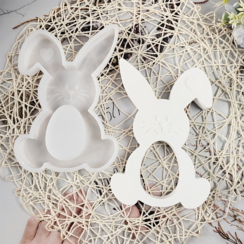 

Easter Bunny 3d Silicone Mold For Diy Candles, Resin & Home Decor - Crafting Mold For Concrete, & Epoxy