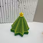 扩展感官解压星形3D打印创意陀螺,八角带柄趣味成人新年礼物,解压玩具,趣味设计,八角造型,精密工艺,高清打印,圣诞袜填充小礼物,圣诞袜填充小礼物