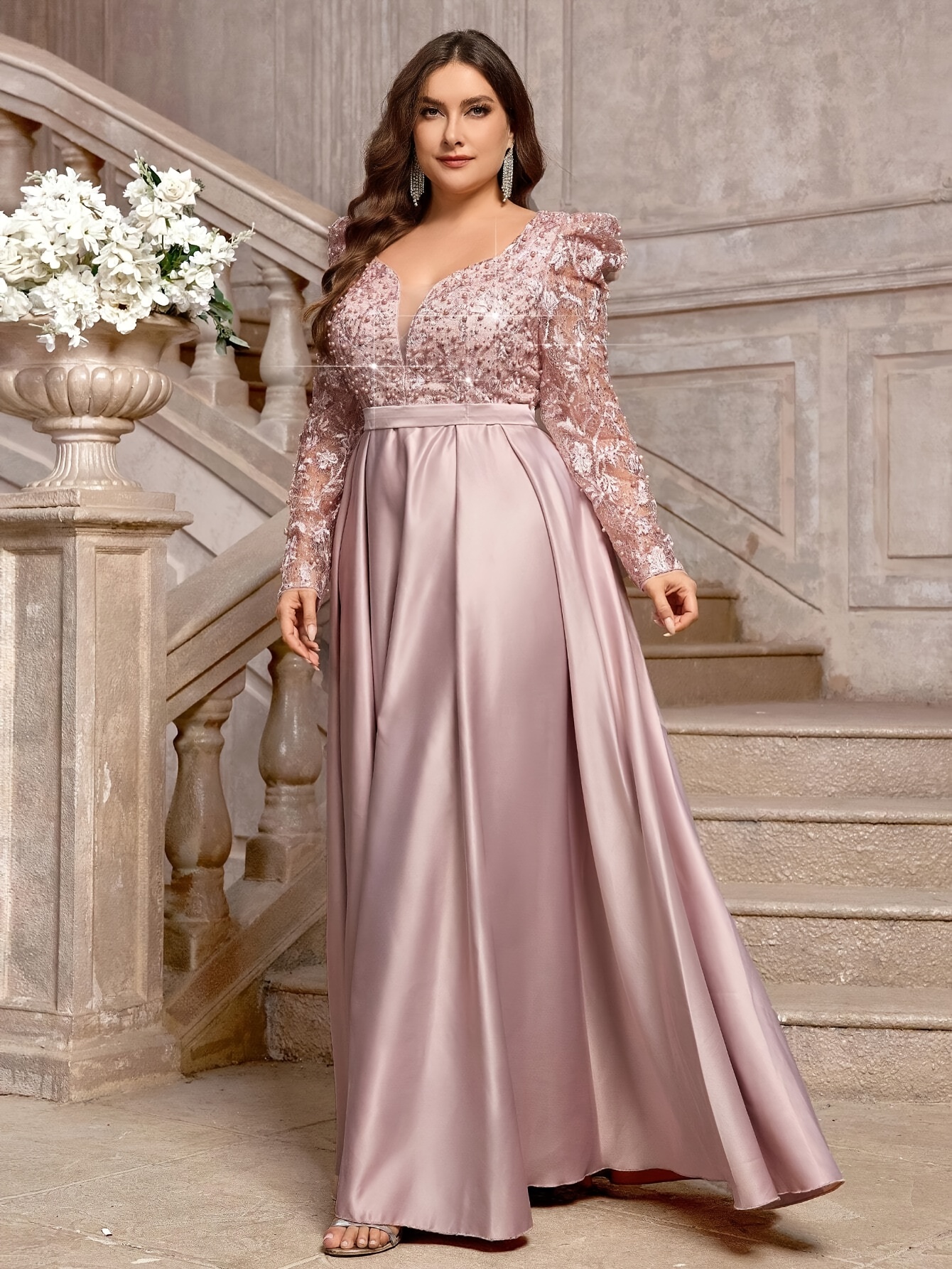 where to buy graduation dresses A-Line Knee Length Satin Graduation Dresses COCOMELODY CS0555, Pale Pink