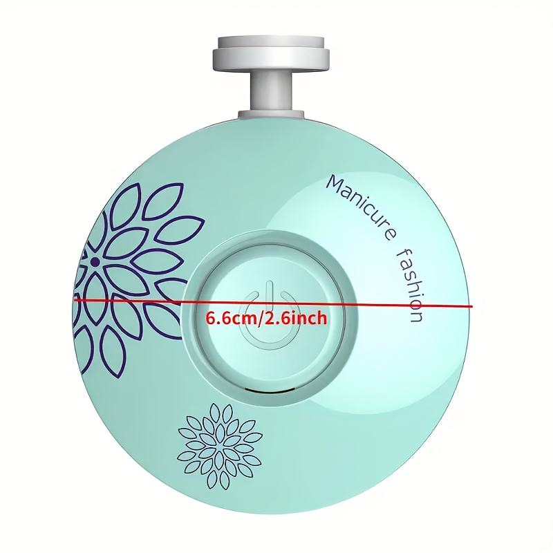 Electric Nail Clipper, Battery Powered Without Battery Electric Nail Grinder and Polisher for Nail Care Set with Multiple Grinding Heads for Multi-Functional Use Nail Styling Machine