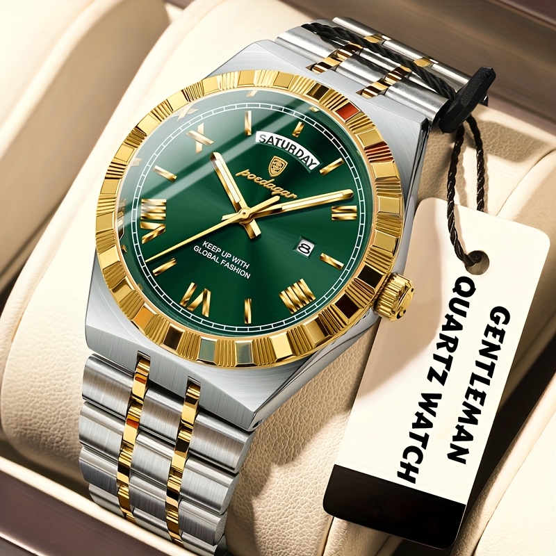 mens casual dress watches BUREI Men Watches Fashion Business Analog Quartz Stainless Steel Wate   bureiwatches