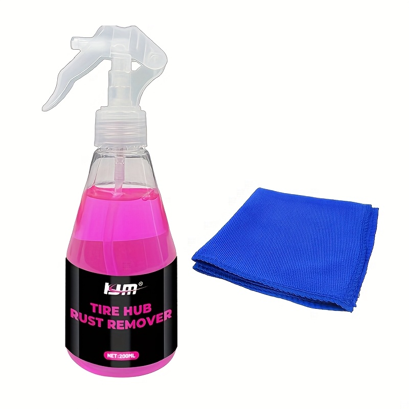 TEMU 7oz Wheel Spray - Automotive Additions For Rust Defense & Rim | User-friendly For Chrome, Paint & Alloy Rims | Essential Long-lasting Wheel Maintenance