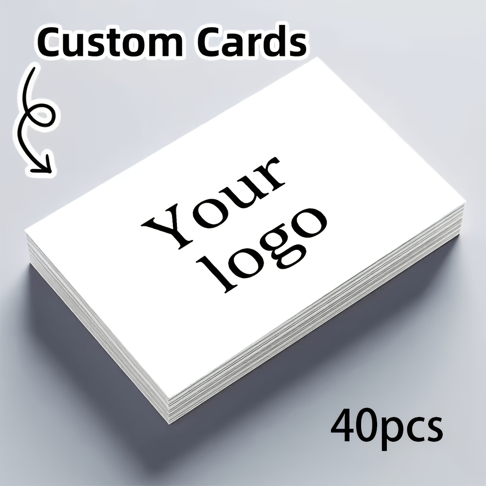TEMU Business Card Customization - Single-sided Custom Business Cards. Suitable For Daily Corporate Office Use And Cross-border Business