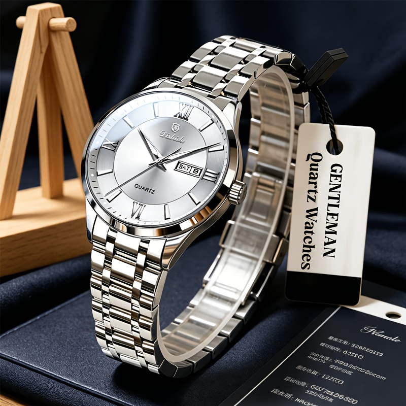 Luxury Quartz Watch for Casual Business & Travel