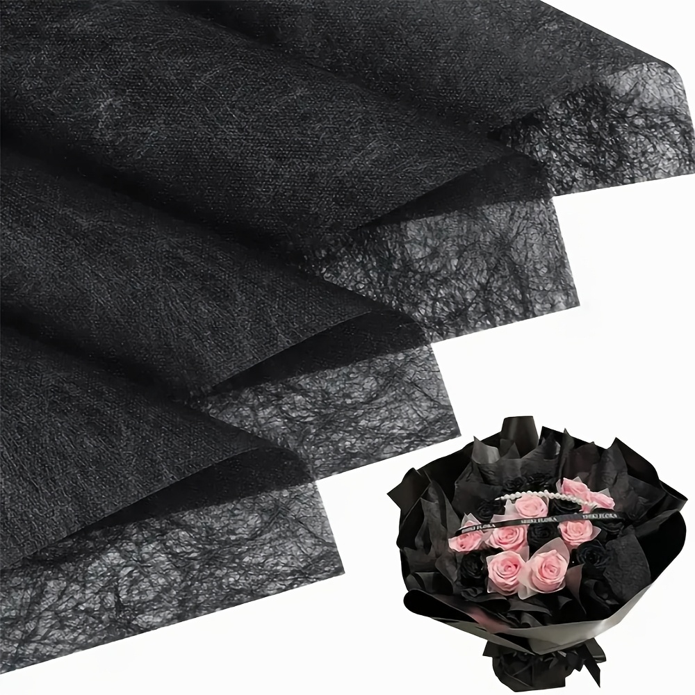50 Sheets Of Gift Wrapping Paper Floral Wrapping Paper - High-quality Bouquet Wrapping Paper, Suitable For Flowers, Gifts, And Crafts - Elegant Easy Style, Suitable For Plastic Or Wooden Surfaces
