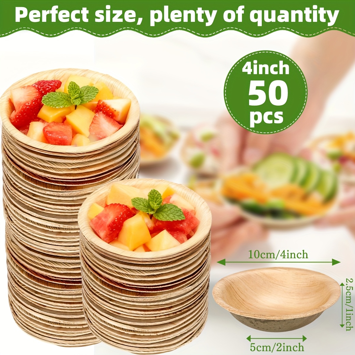 Temu – TEMU 3pcs, Kitchenware, Serving Ware, Durable Stainless Steel Mixing Bowls, Salad Bowls, And