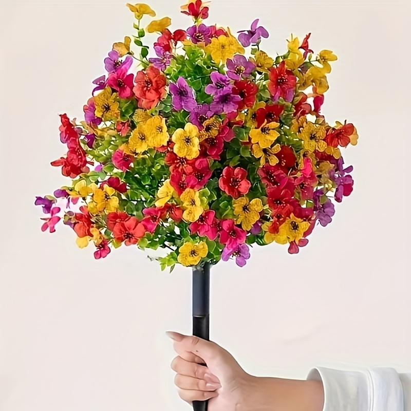 hochwertige künstliche topfblumen lebensnahe farbenfrohe