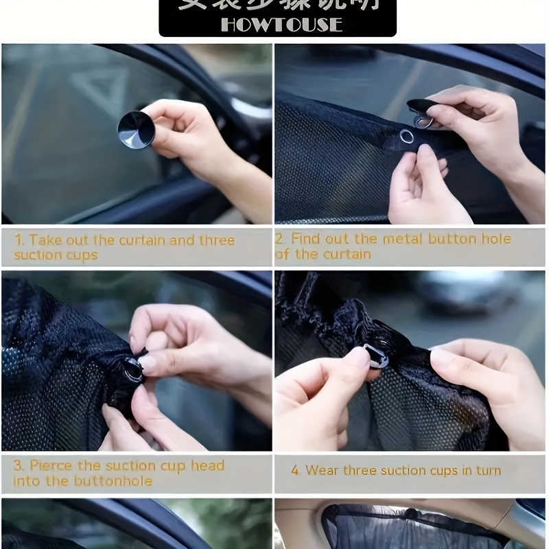 Mesh Car Window Sunshade Blocks Ultraviolet Temu Australia