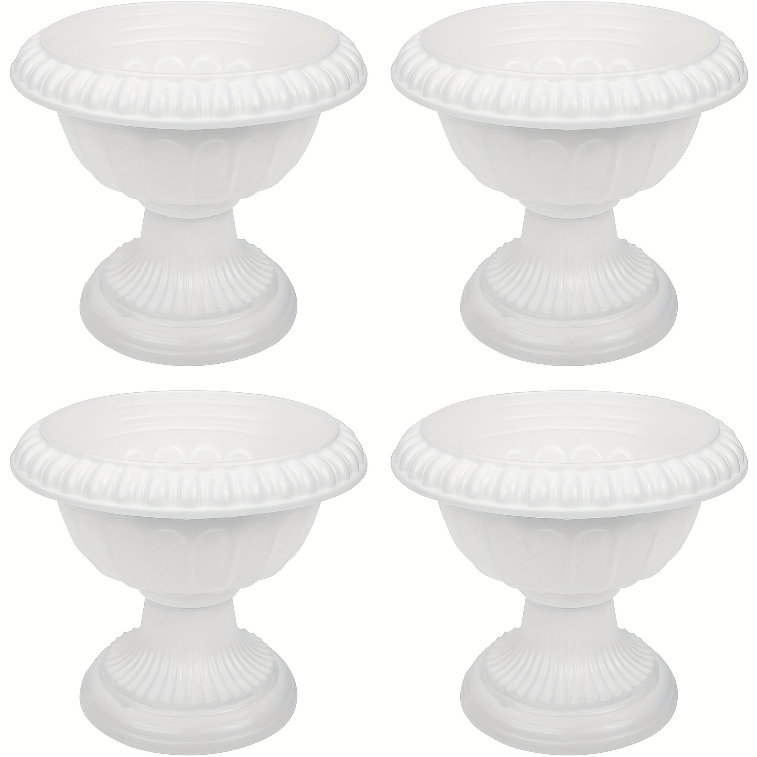 Image of 4pcs Wedding European Roman Flower Pot Road Lead Decorative Flower Pot (1504a Flower Pot) Gardening Gift Home Decor
