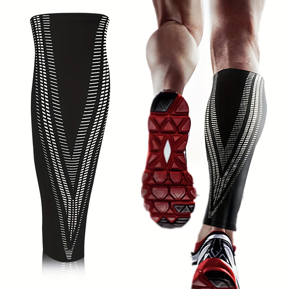 Elastic Calf Support Compression Sleeves Running Leg Pain Shin Splints Men  Women