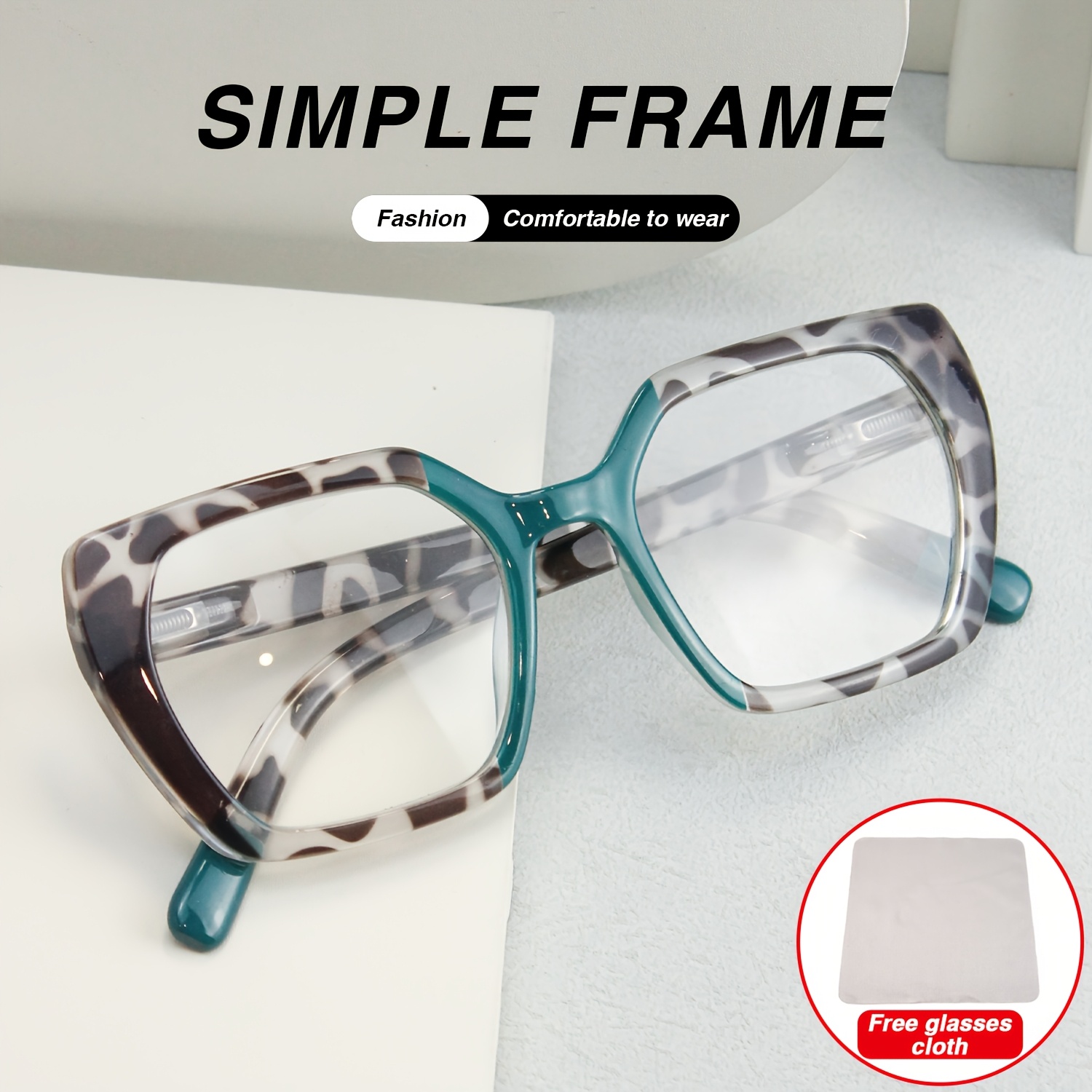 4pcs Fashion Cat-Eye Reading Glasses Set with Different Frame Colors