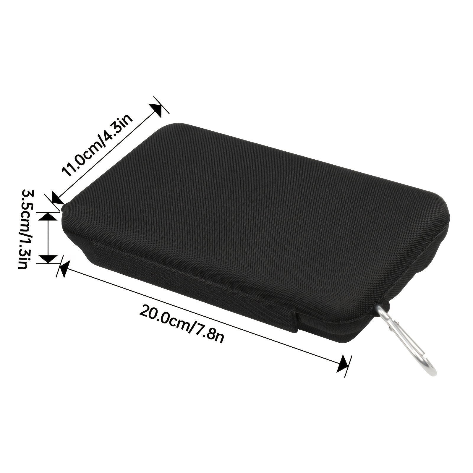 TEMU Étui SARLAR Compatible pour 4, Coque Rigide Antichoc, Housse de Transport de avec Dragonne et Sac de Voyage, Convient pour Accessoires Pocket 4,