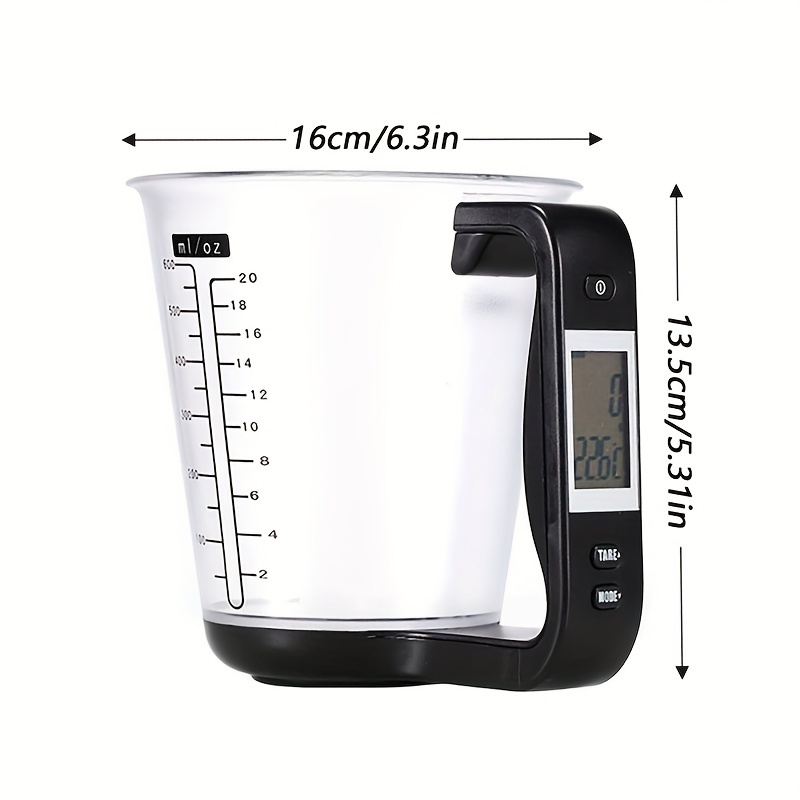 600ml Smart Measuring Cup Scale with Thermometer