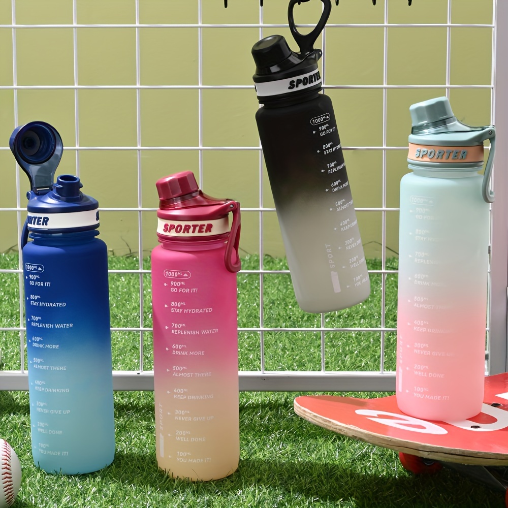 

Sporter 1000ml Reusable Water Bottle - Lightweight, Leakproof, And Durable For Outdoor Activities