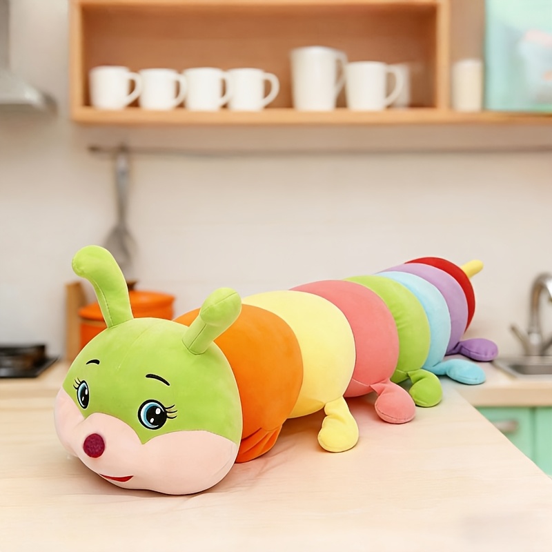 Colorful Caterpillar Plush Toy, Soft Stuffed Animal