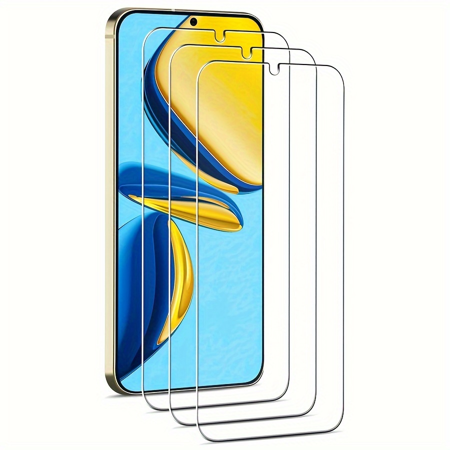 3-pack Glossy Tempered Glass Screen Protectors For Xiaomi Redmi Note Series - Hd , Anti-fingerprint, Shatterproof Edge - Compatible With 9/9s/10/10s/11/11s/12/12s/13 Pro Plus 10c/12c/13c