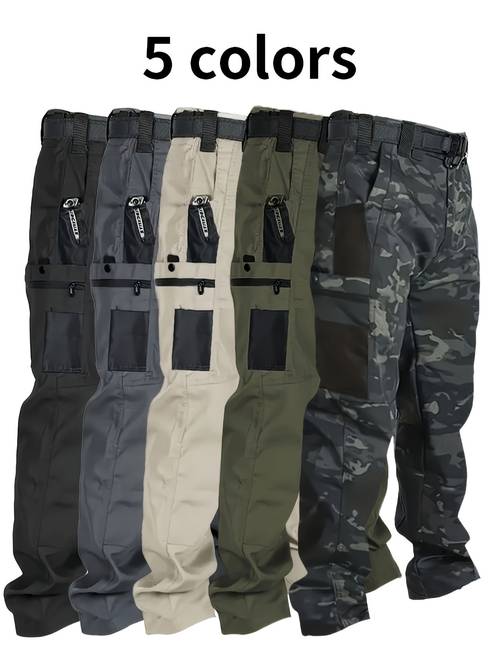 mens work pants durable quick drying multi suitable for hiking and outdoor adventure without belts camping equipment