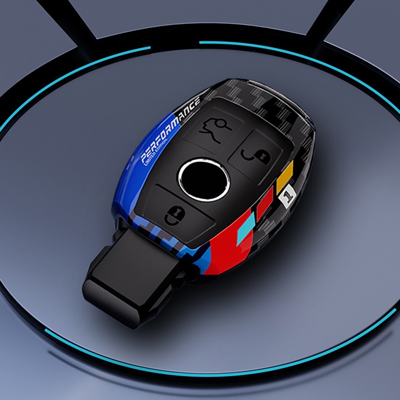 TEMU Autosleutelhoesje voor S Klasse W204 W205 W212 W213 W176 GLC CLA AMG W177 Auto-accessoires