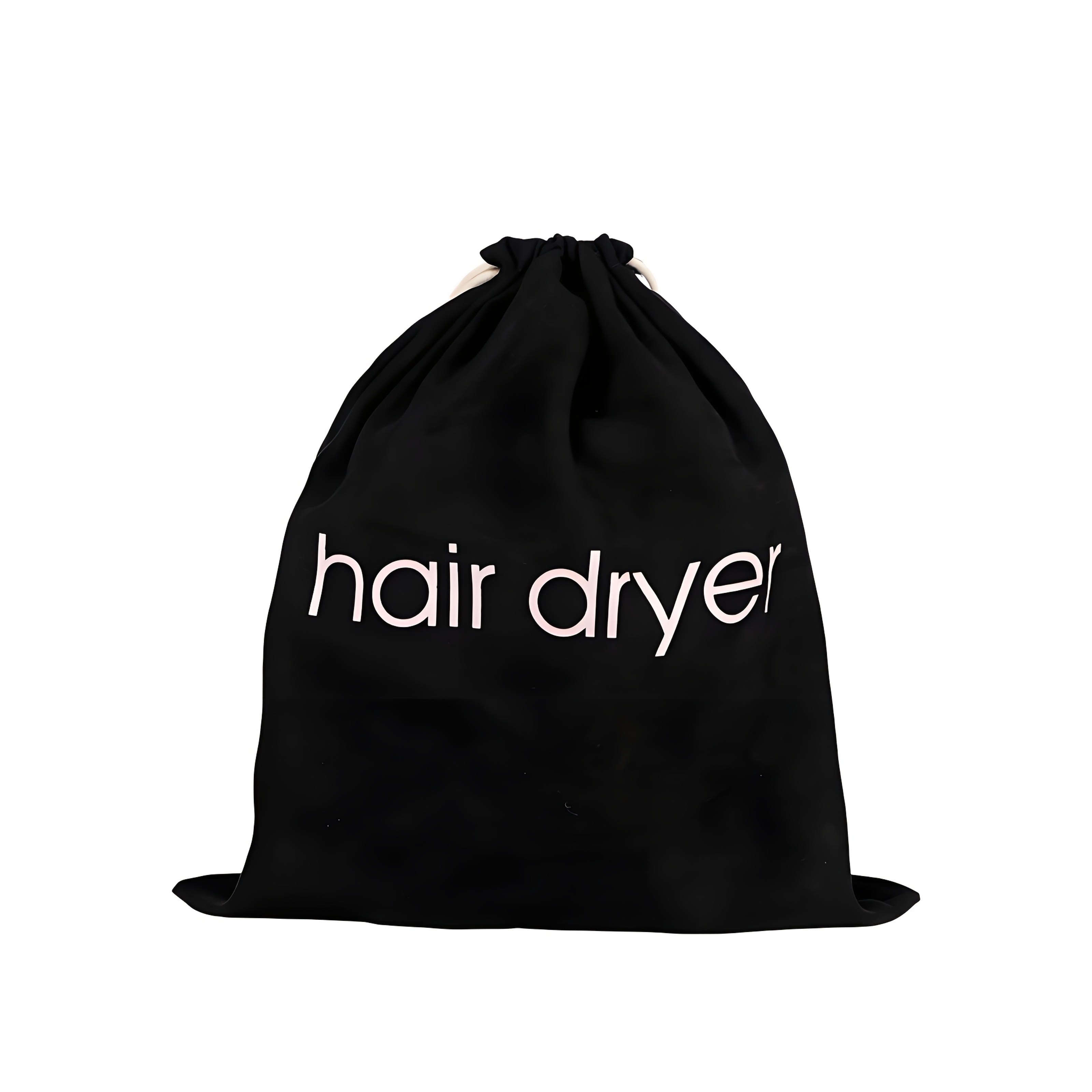 E-shop Fleece Haartrockner Aufbewahrungstasche, Kosmetik- Toilettentasche, Zugband Staubschutzbeutel, Hotel Haartrockner Hülle, Reiseorganizer,