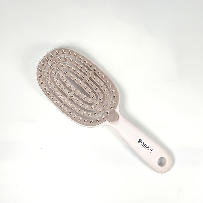 TEMU Clean Detangler Hairbrush Retractable Comb Hair Remover Brush Self Cleaning Hair Brush For Women Brand:sinle