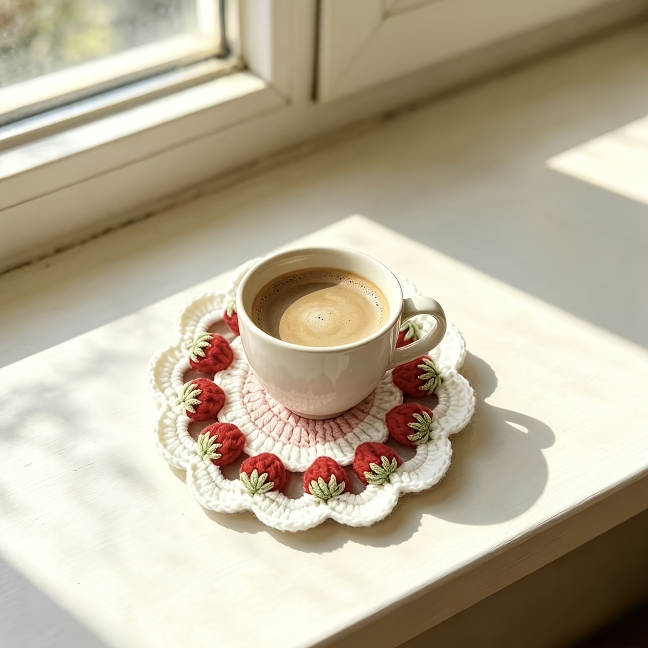handmade coasters sold on Temu United States