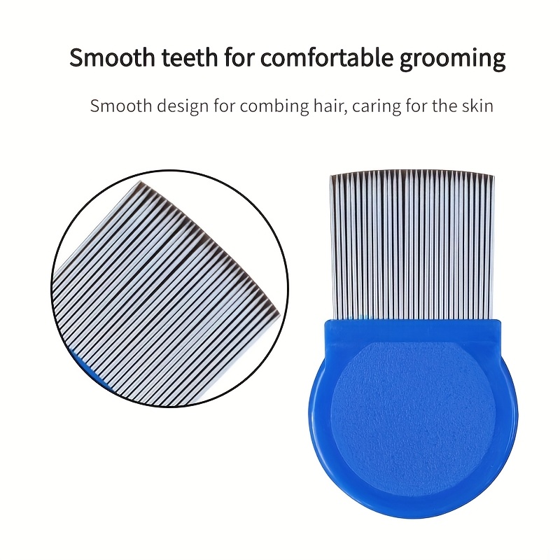 6pcs flea and lice combs stainless steel double sided pet grooming tool dematting brush for dogs cats puppies and kittens tear stain remover hair removal supplies dog grooming supplies   brush dog grooming grooming combs for dogs   dog grooming supplies and accessories ergonomic pet brush doublesided comb rustresistant grooming tool   combs puppy grooming cat owners