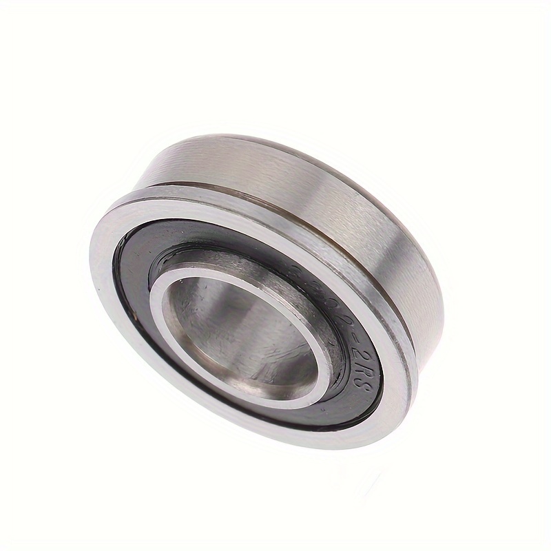 TEMU 1pc F6202 Wheelbarrow Bearing For Push Trolley Garden Cart Wheel Flange Ball Bearing Accessory