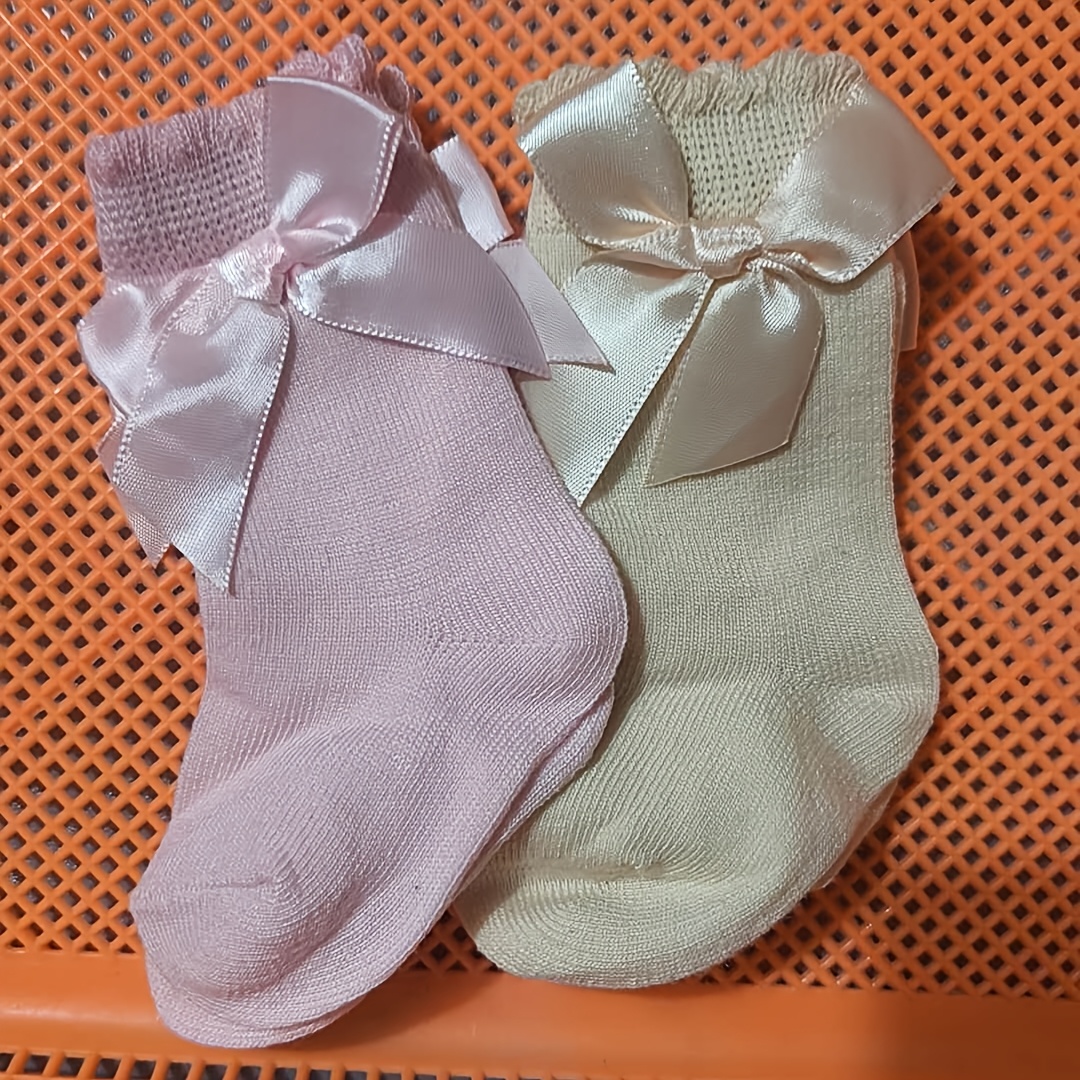12-Pair Bow Socks for All Seasons