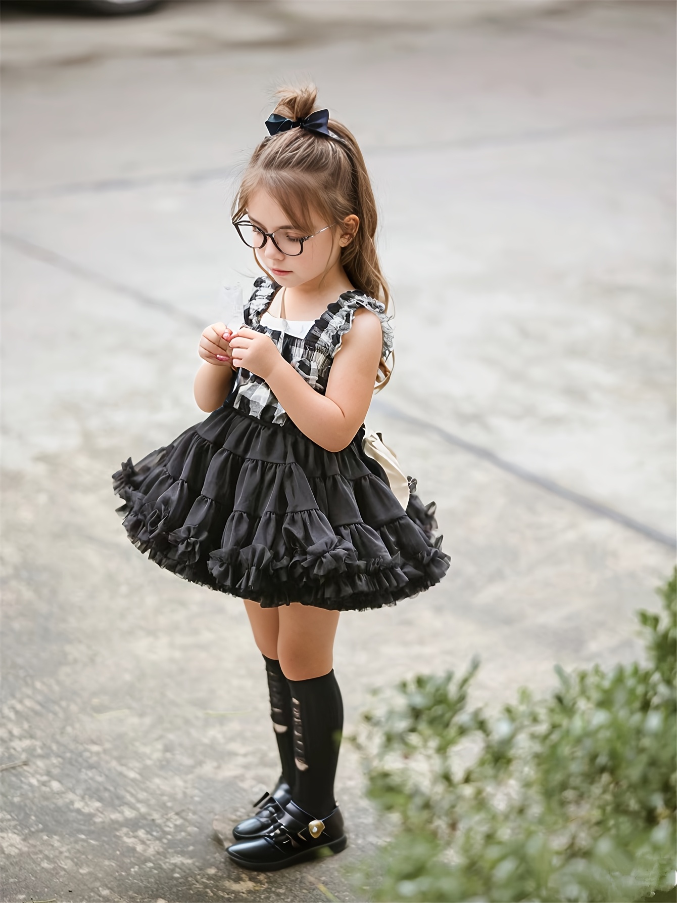 Girls' Princess Black Skirt - Fluffy Ballet Tutu with * Detail, Cute and  Shiny Party Dress for * * Birthday Celebrations * Skirts