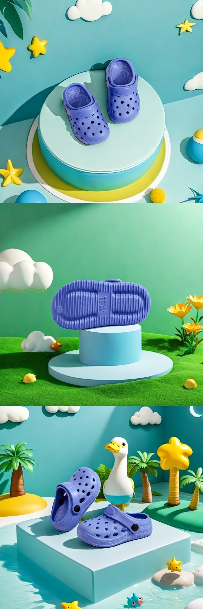 2025 New Summer Cute Indoor and Outdoor Fashionable Casual Slippers for Boys and Girls