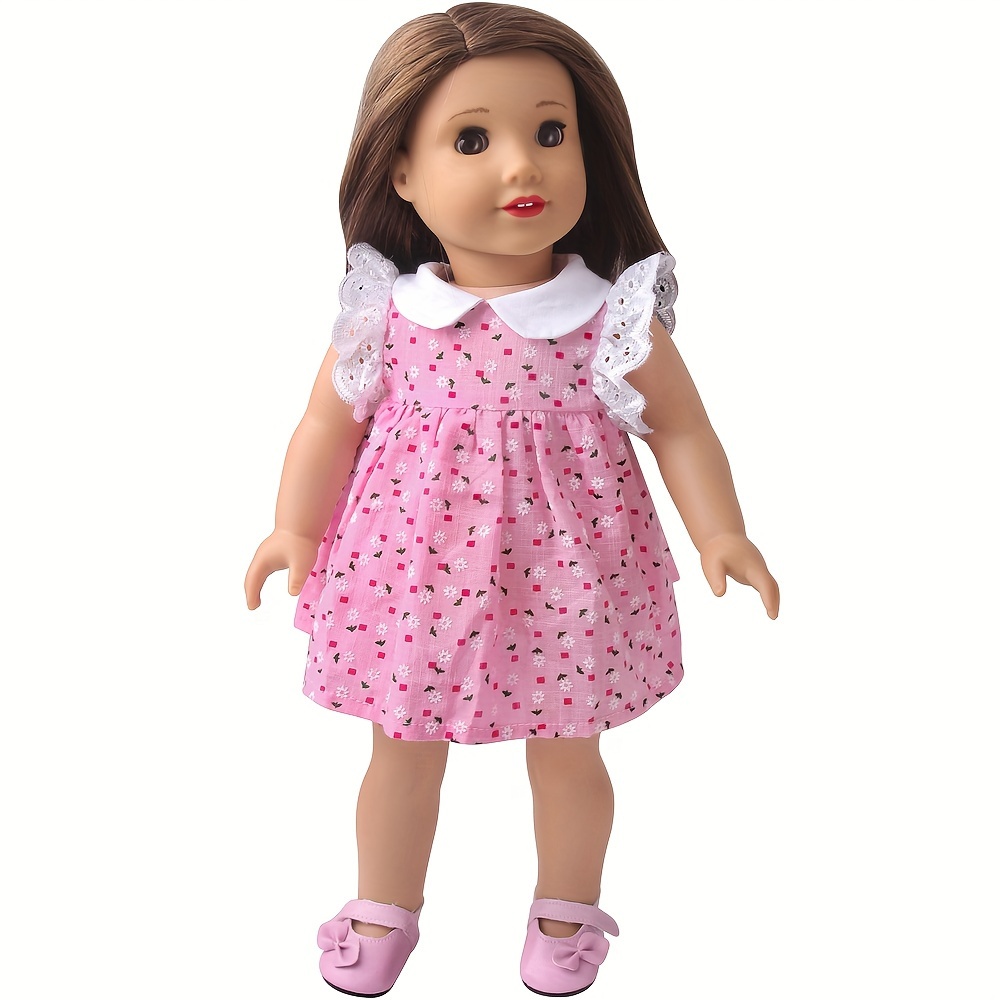 

18 In Doll Lace Skirt Toy, Doll Costume, Doll Shoes Glasses Not Included
