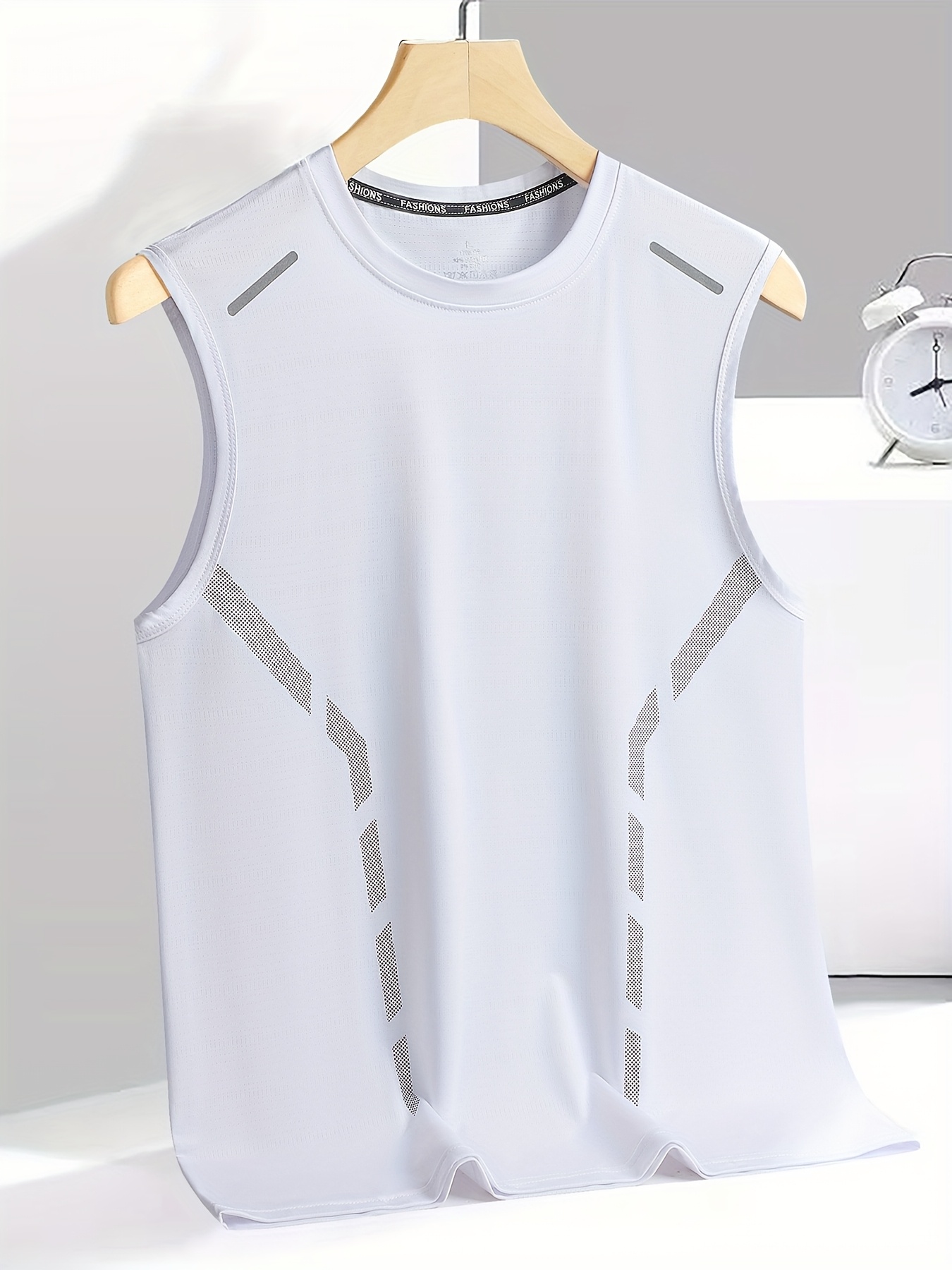 2pcs *'s Cooling Tank Tops Lightweight, Breathable Sleeveless Vests for  Beach, Fishing, Fitness, Sports Running Blue Gray with Ref