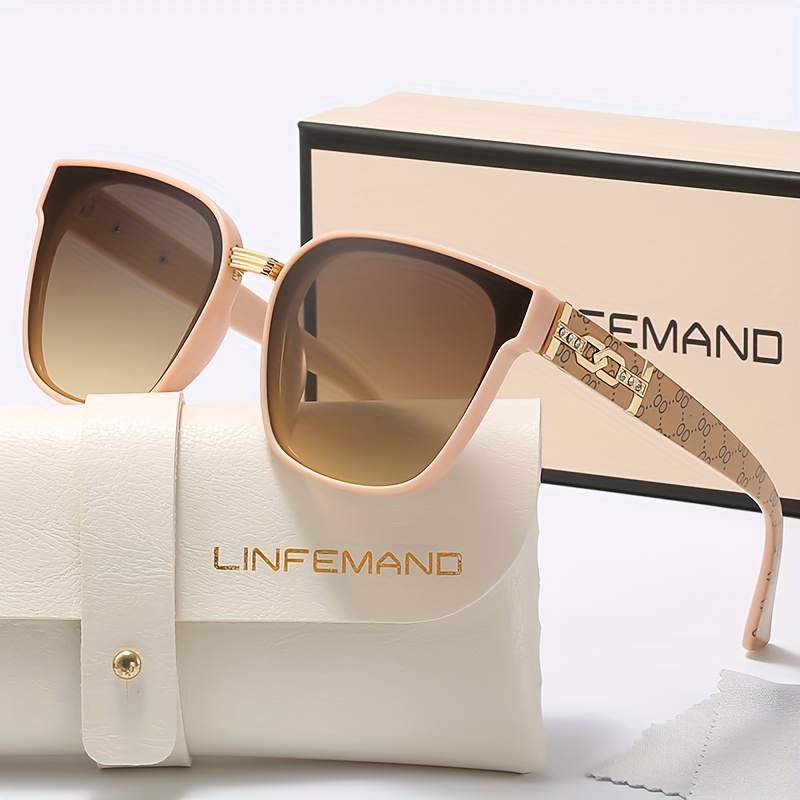 LINFEMAND Classic Cat-Eye Fashion Multi-Color Lens Stylish Decorative Glasses for Men and Women, Perfect for Daily Wear or Holiday Gifts,christmas gift ideas