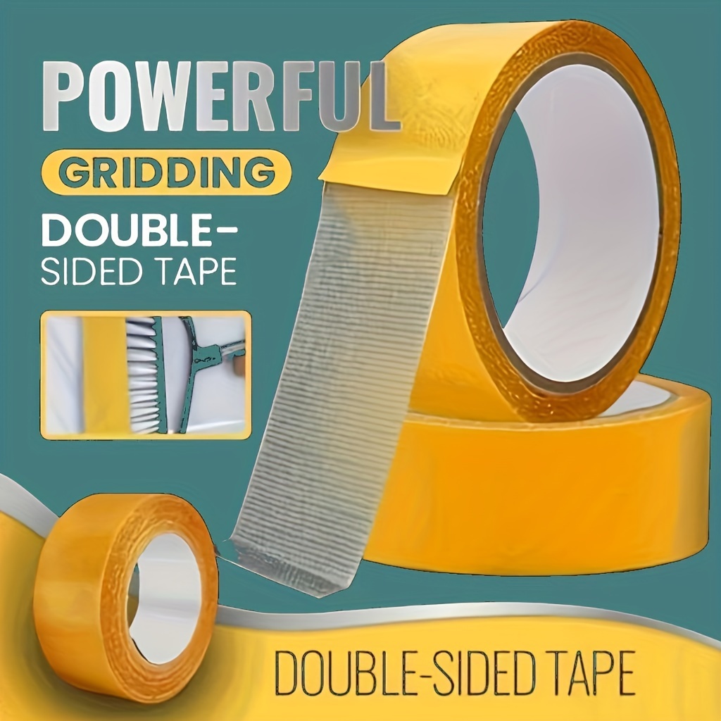 

Strong Adhesive Double-sided Tape - Transparent, Detachable, Ideal For Carpets & Crafts, 10//40/50mm Width X 5m Length