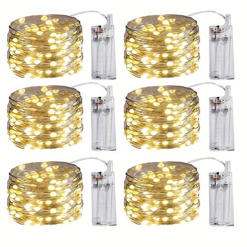 4 6 tale string lights batteries 30led firefly light mini flashing string lights for weddings christmas birthdays parties mason jar decoration warm white without batteries