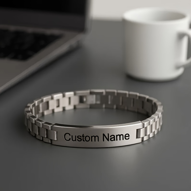 Customized Men's 304 Stainless Steel Bracelet