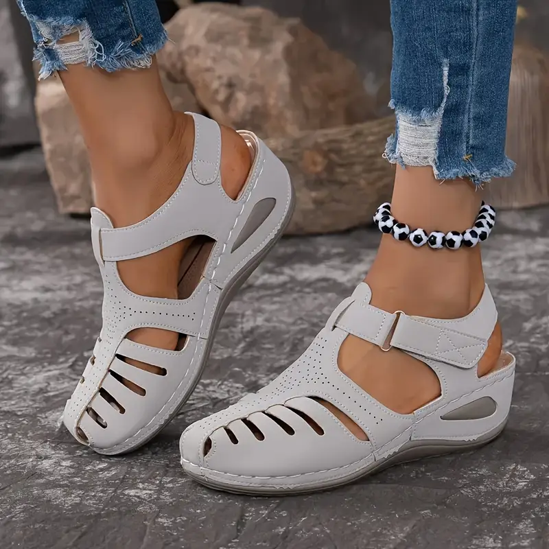 ladies comfortable wedge sandals lightweight and comfortable in Product details 3