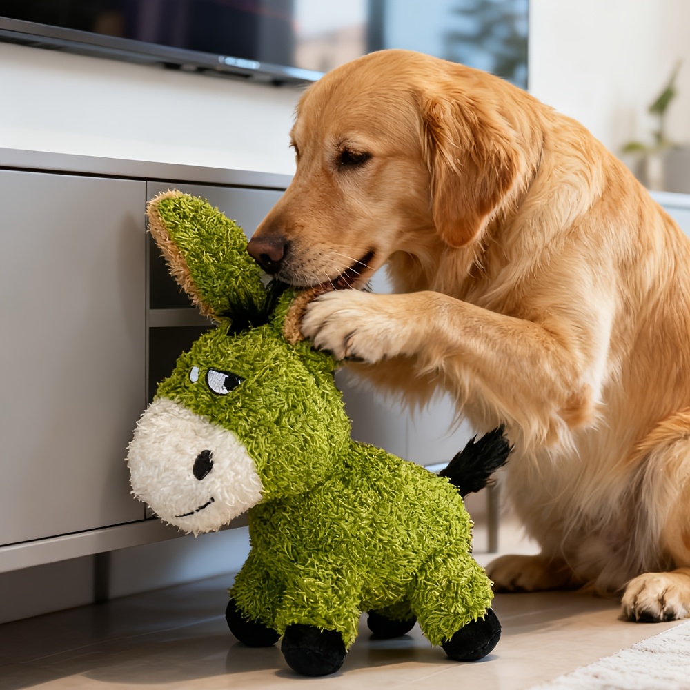 interactive boredom relieving and soothing plush toy for cats and dogs double layer composite material tear resistant and washable squeaky chew companion toy suitable for   breeds