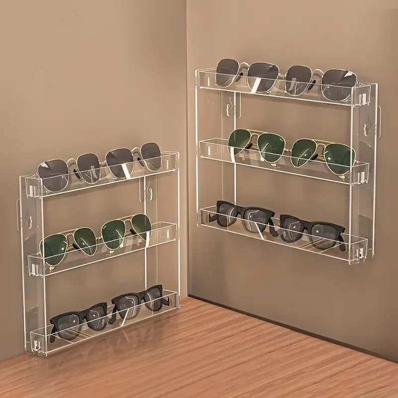 1 wall mounted makeup organizer shelf heavy duty adjustable vanity tray space saving bathroom storage rack with large capacity for makeup perfume lipsticks foundation no tools needed modern vanity decor for or bathroom counter durable plastic construction bathroom decor and accessories installation sturdy construction salon owners utility racks Product details 8