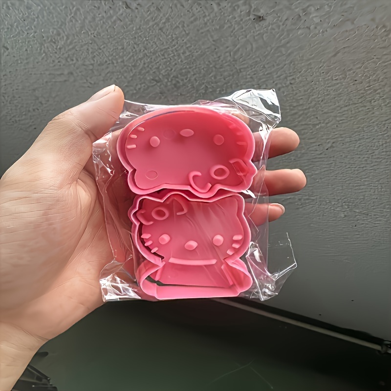 Image of Hello Kitty Fruit Biscuit Cutting Machine - Suitable For Making Cute Patterns On And Fruits, A Mold, Suitable For Birthday Gifts And Kitchen Entertainment, Perfect For Holidays.