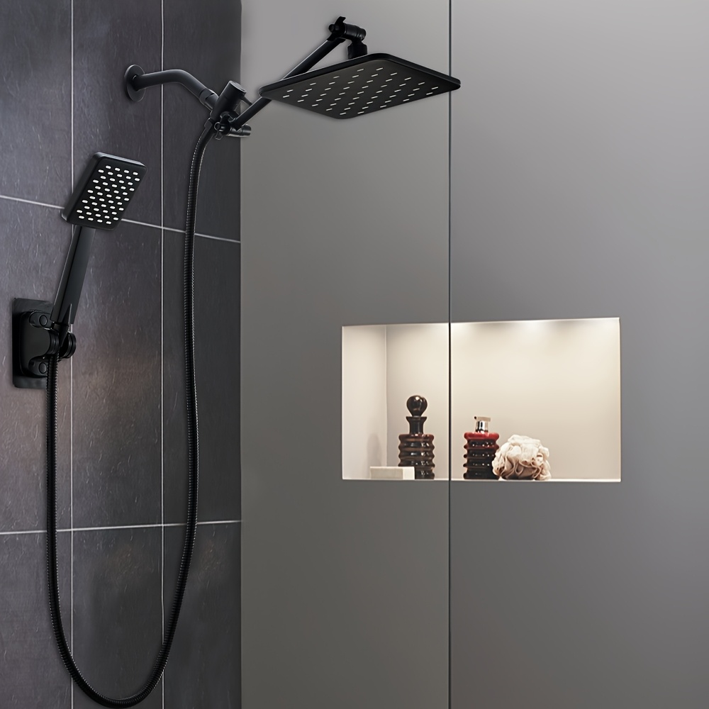 Shower Head Combo with Adjustable Extension Arm