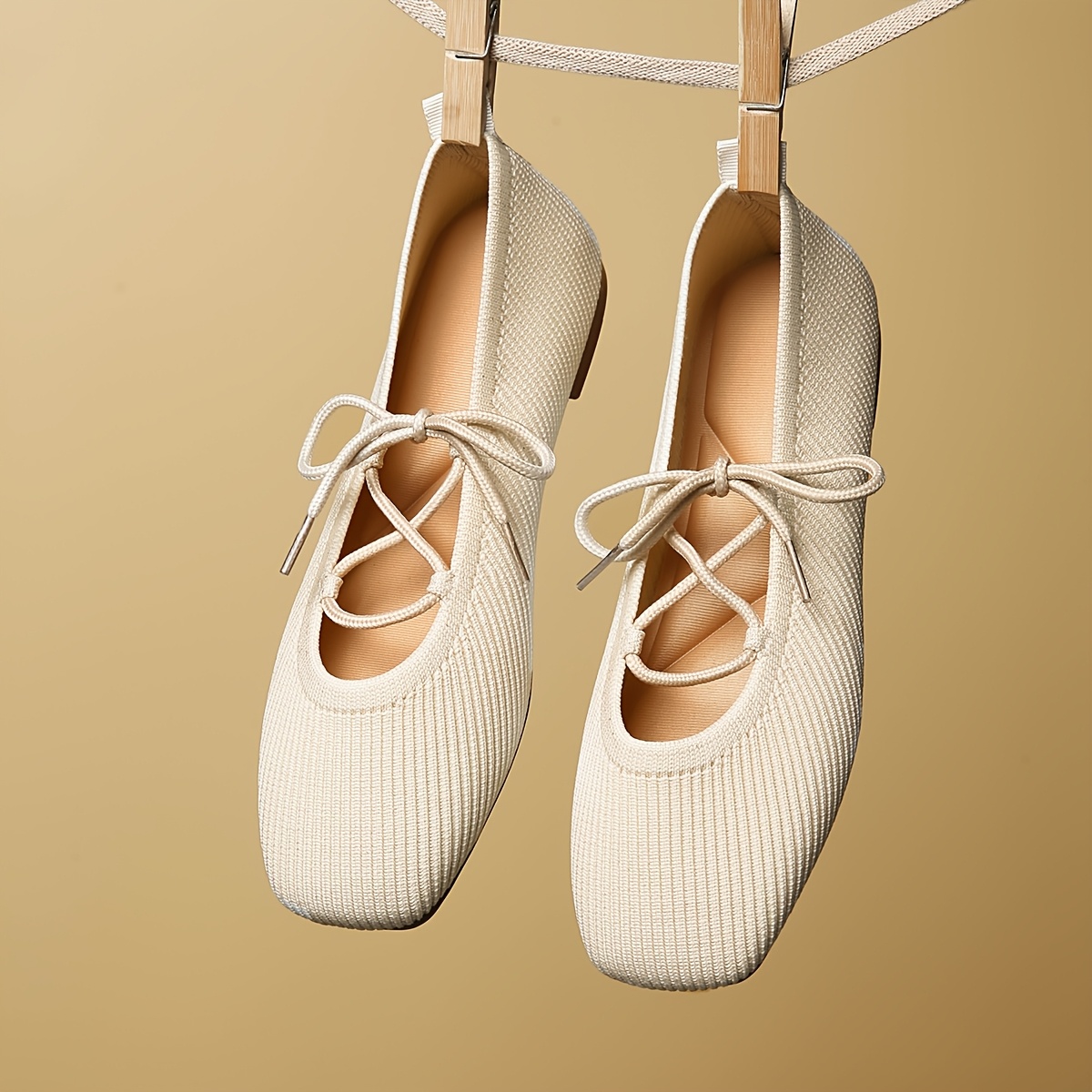 Womens Back Cross Strap Bow Slip Lace Flat Shoes Women Shoes