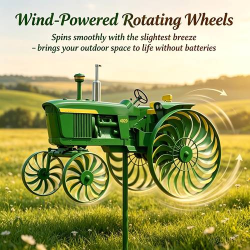 garden windmill turntable shaped windmill stake with rotating wheels suitable for patios yards and gardens a unique outdoor sculpture decoration and a perfect gift for
