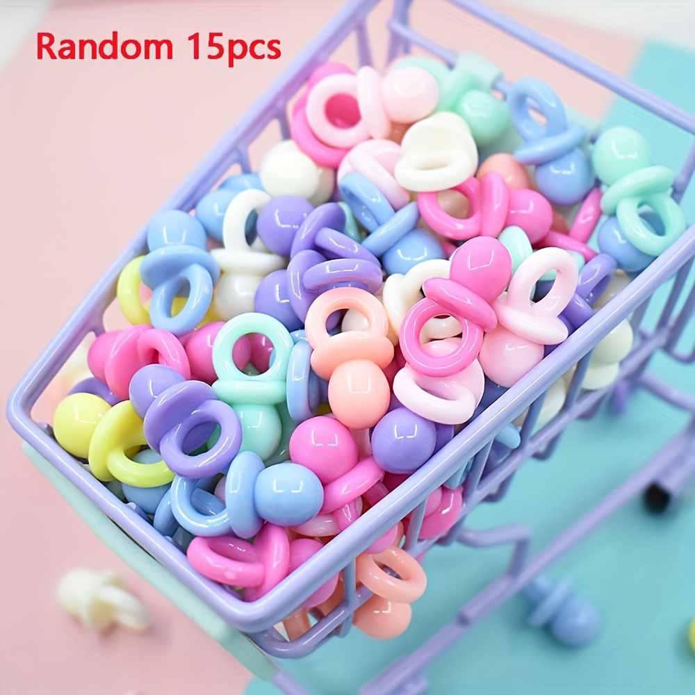 15pcs Mini Random Resin Models Ornaments, Suitable For Crafts, Jewelry Making, Home Decoration, Perfect Jewelry Additions, Ideal Gift For , Craft, Bead Storage, Bead And Jewelry Making, Beads And Bead