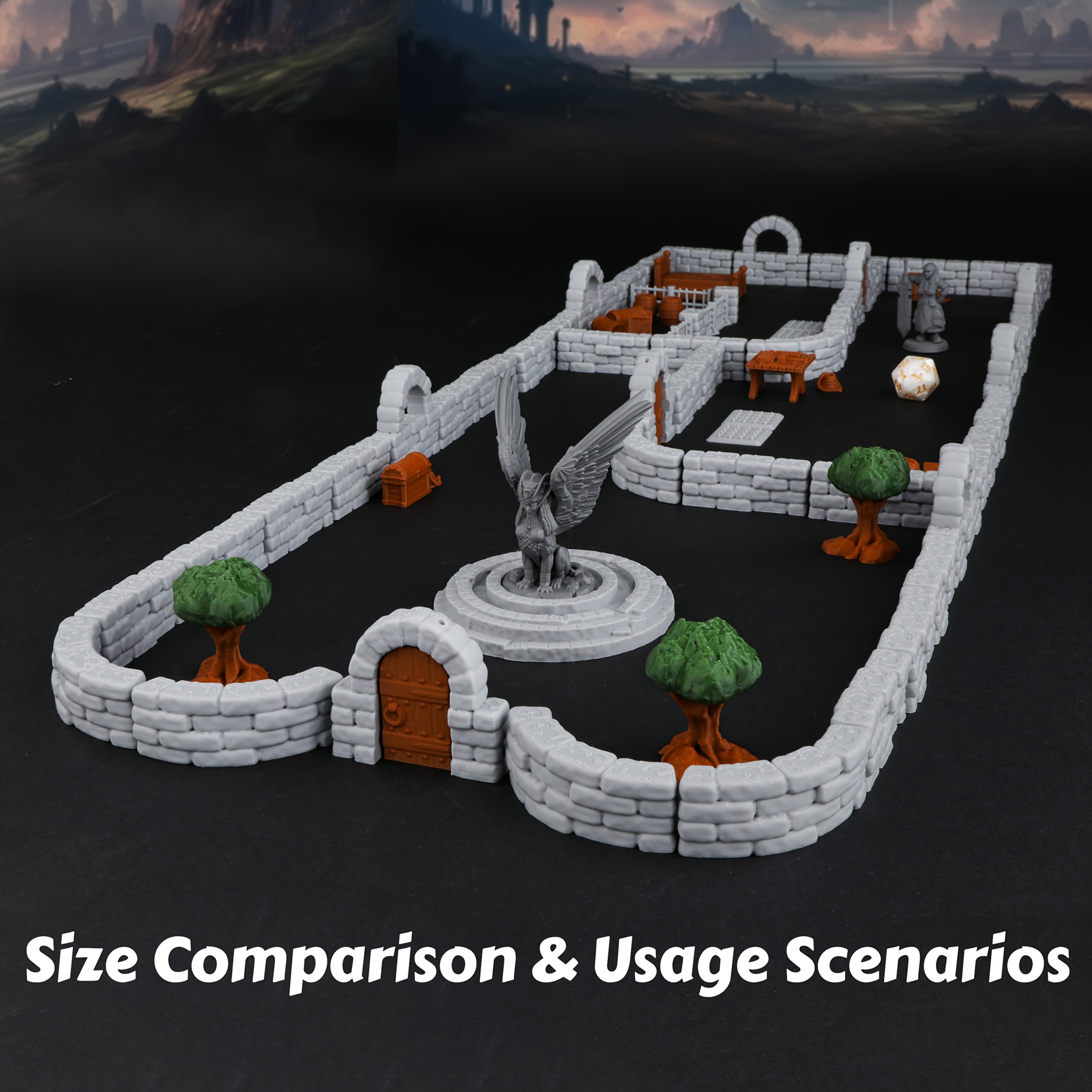 Expandable Modular Terrain Set for RPGs