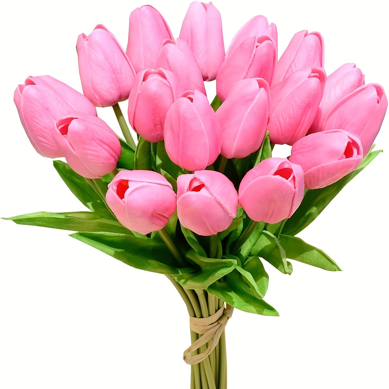 Multicolor Tulips Artificial Flowers Faux Tulip Stems Real - Temu