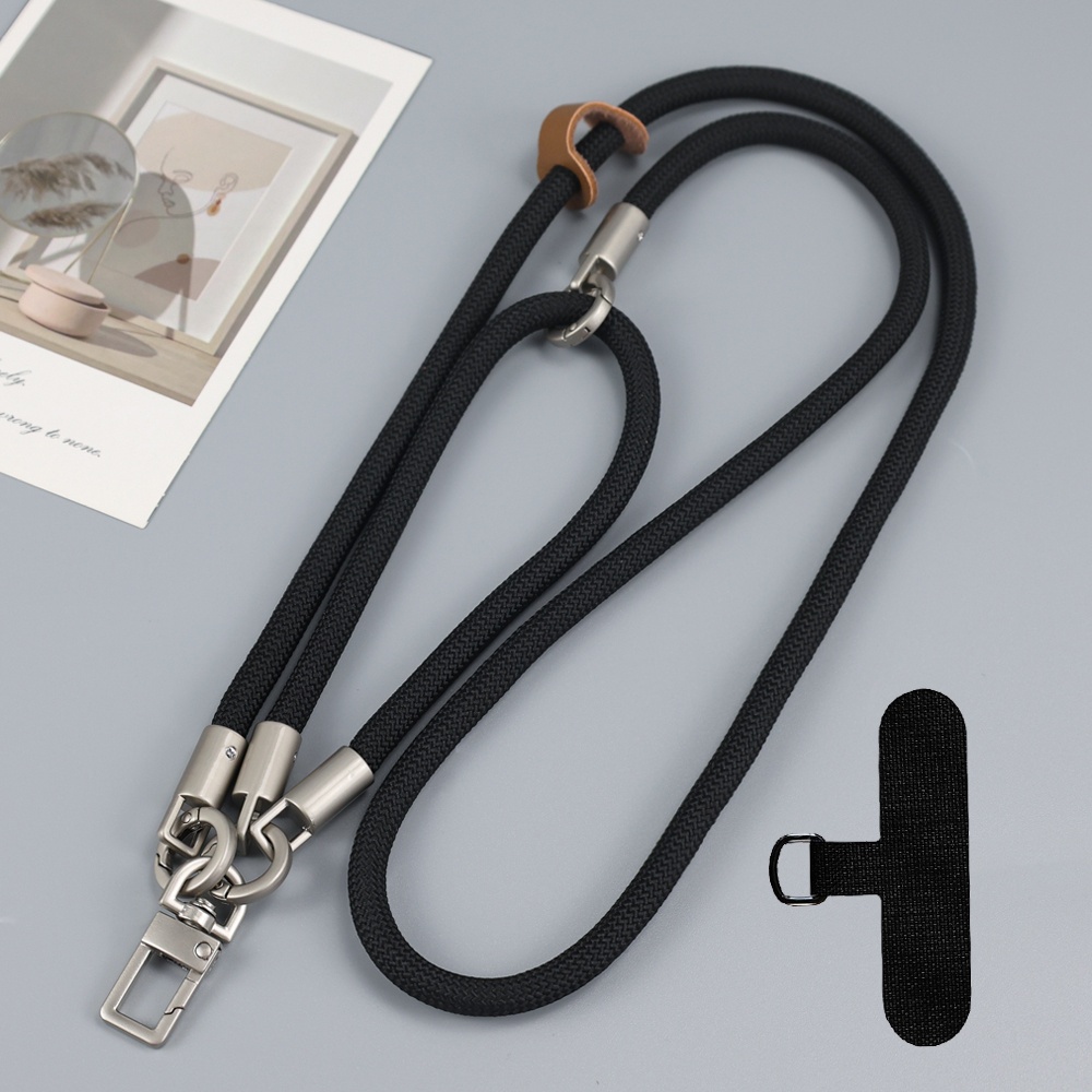 Adjustable Long Mobile Phone Lanyard With Card For Iphone Smartphone Accessories Outdoor Use-crossbody Anti-lost Cellphone Strap