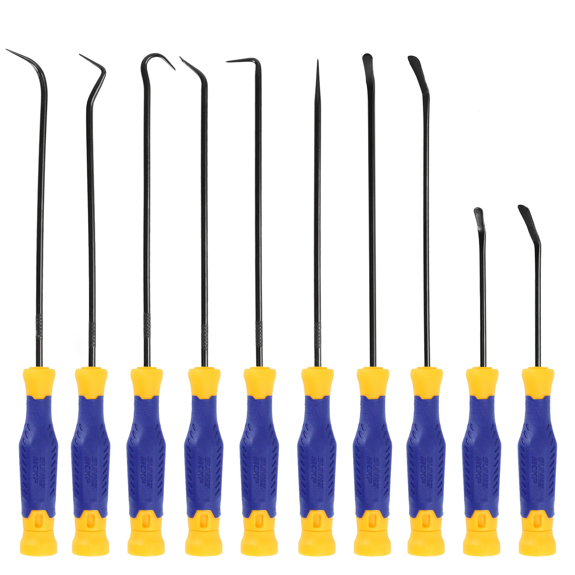 TEMU 10pcs Pick And Hook Tools Set, Pick Tool Set Car Seal/o- Gasket Pick Hooks Puller Remove, Long And Mini Pick Tool Set