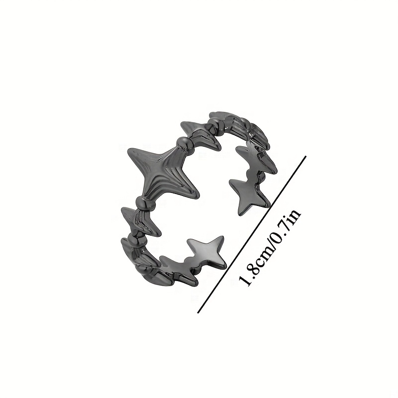 Vintage Irregular Open Ring, Geometric Design for Unisex