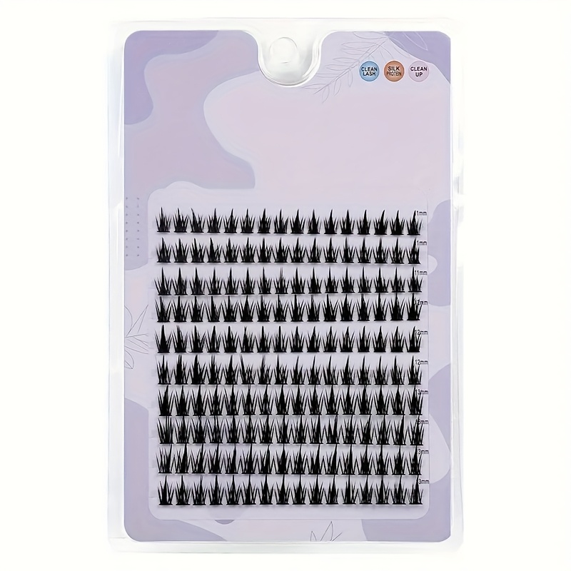 160 Wheat Ear Shaped False Eyelashes, Extension Bundles, Thick Cartoon Eyelash , A Dramatic